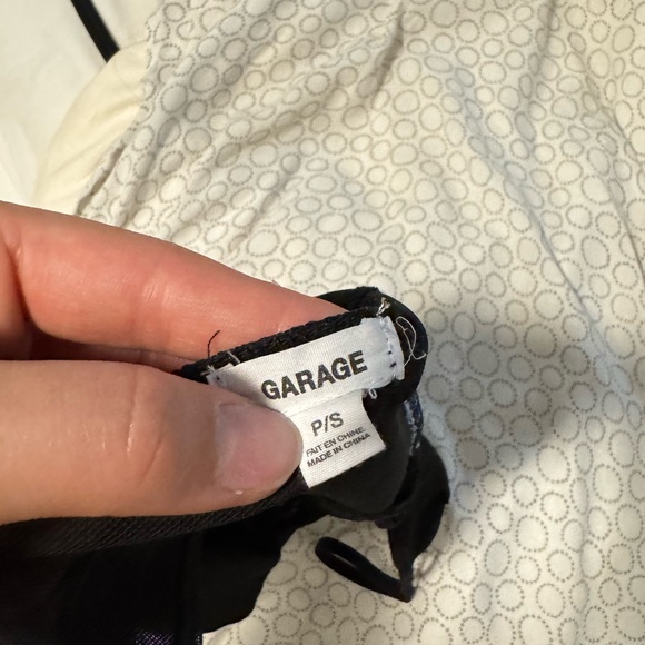 Black Sheer Garage Tank Top - Picture 3 of 3